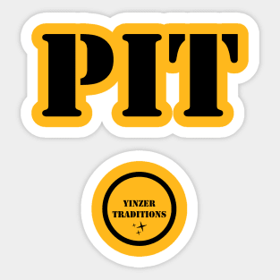 PIT Black Sticker